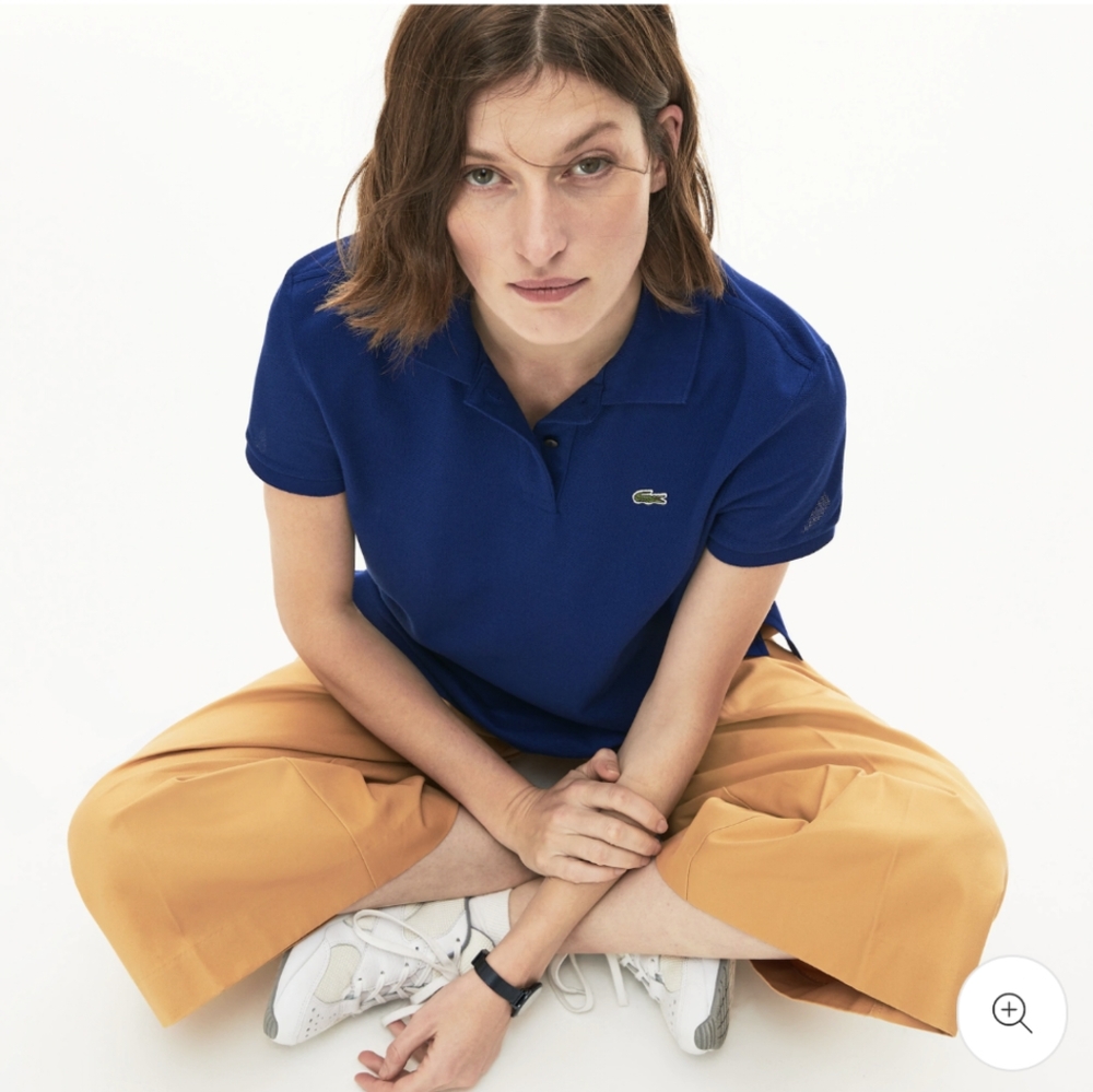 Women's Lacoste short sleeve Polo EUC